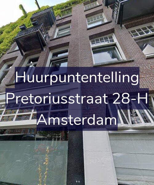 Foto gevel Huurpuntentelling voor Pretoriusstraat 28-H, Amsterdam