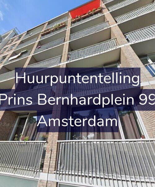 Foto gevel Huurpuntentelling voor Prins Bernhardplein 99, Amsterdam