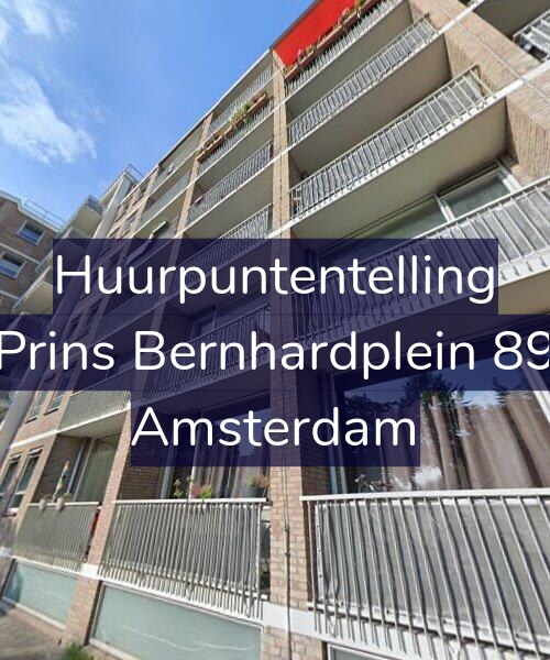 Foto gevel Huurpuntentelling voor Prins Bernhardplein 89, Amsterdam