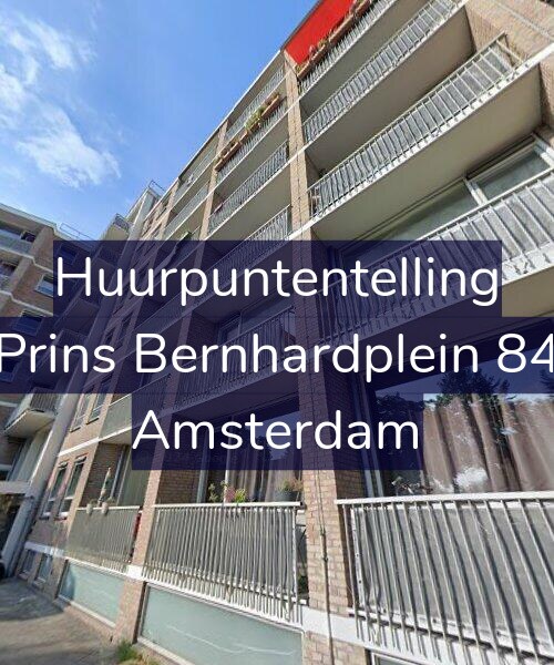 Foto gevel Huurpuntentelling voor Prins Bernhardplein 84, Amsterdam