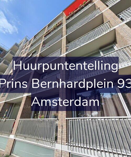 Foto gevel Huurpuntentelling voor Prins Bernhardplein 93, Amsterdam