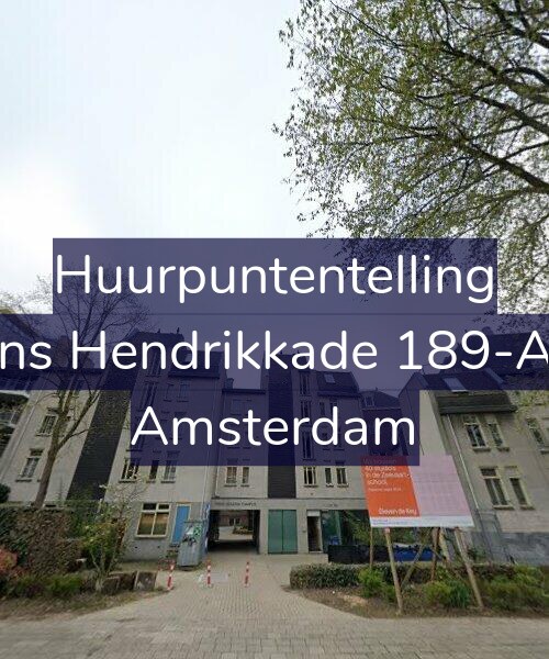 Foto gevel Huurpuntentelling voor Prins Hendrikkade 189-A36, Amsterdam
