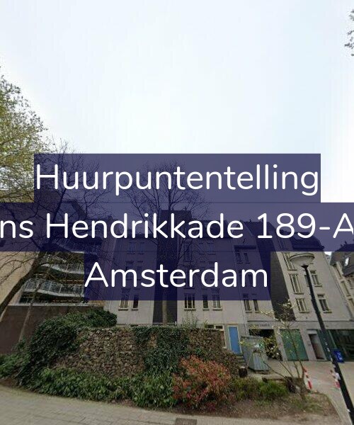 Foto gevel Huurpuntentelling voor Prins Hendrikkade 189-A11, Amsterdam