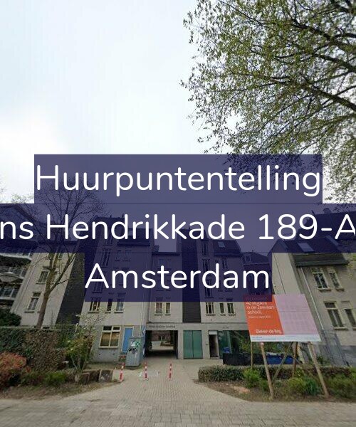 Foto gevel Huurpuntentelling voor Prins Hendrikkade 189-A26, Amsterdam