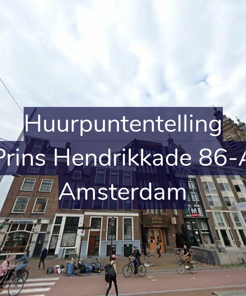 Foto gevel Huurpuntentelling voor Prins Hendrikkade 86-A, Amsterdam
