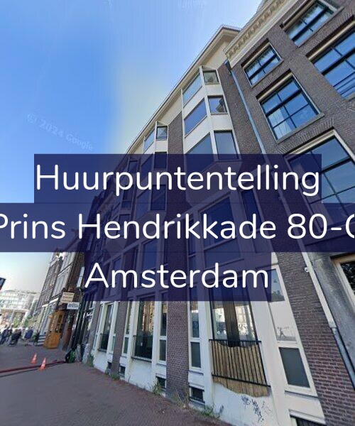 Foto gevel Huurpuntentelling voor Prins Hendrikkade 80-G, Amsterdam