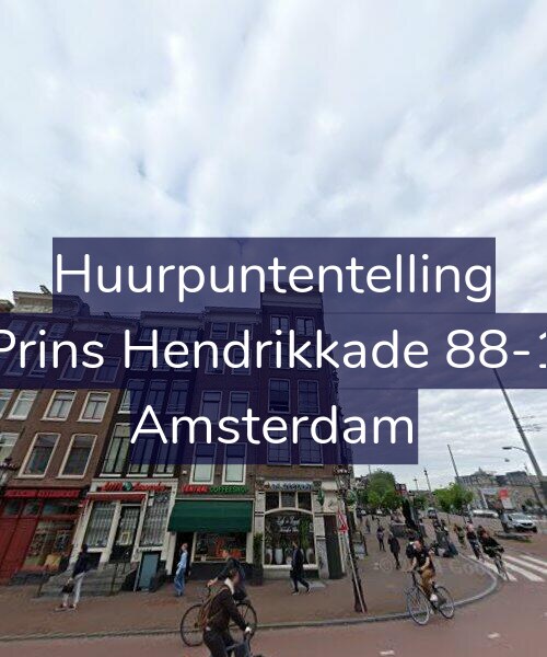 Foto gevel Huurpuntentelling voor Prins Hendrikkade 88-1, Amsterdam
