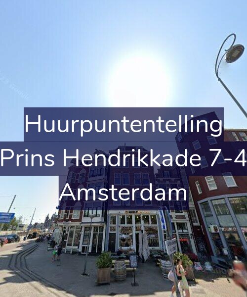 Foto gevel Huurpuntentelling voor Prins Hendrikkade 7-4, Amsterdam