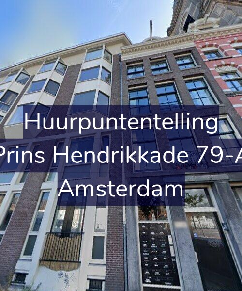 Foto gevel Huurpuntentelling voor Prins Hendrikkade 79-A, Amsterdam