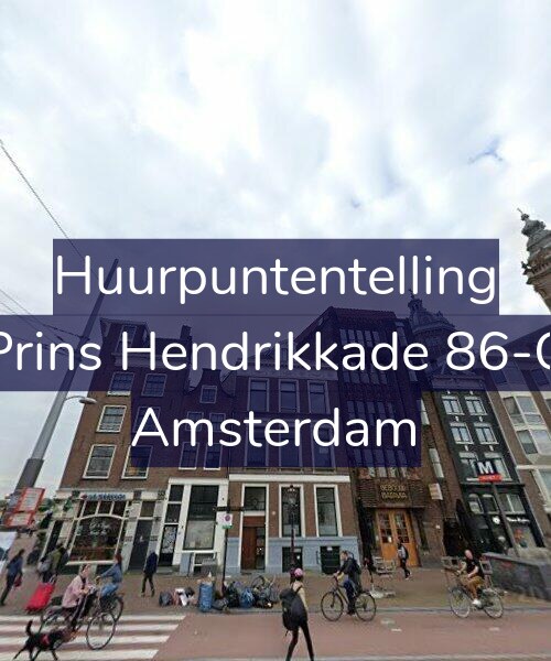 Foto gevel Huurpuntentelling voor Prins Hendrikkade 86-G, Amsterdam
