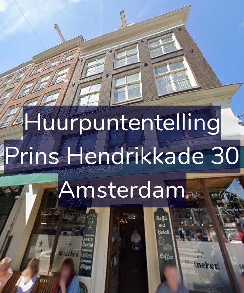 Foto gevel Huurpuntentelling voor Prins Hendrikkade 30, Amsterdam