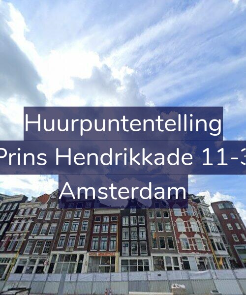 Foto gevel Huurpuntentelling voor Prins Hendrikkade 11-3, Amsterdam