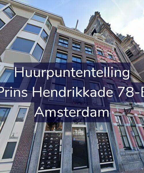 Foto gevel Huurpuntentelling voor Prins Hendrikkade 78-E, Amsterdam