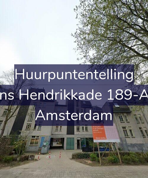 Foto gevel Huurpuntentelling voor Prins Hendrikkade 189-A31, Amsterdam