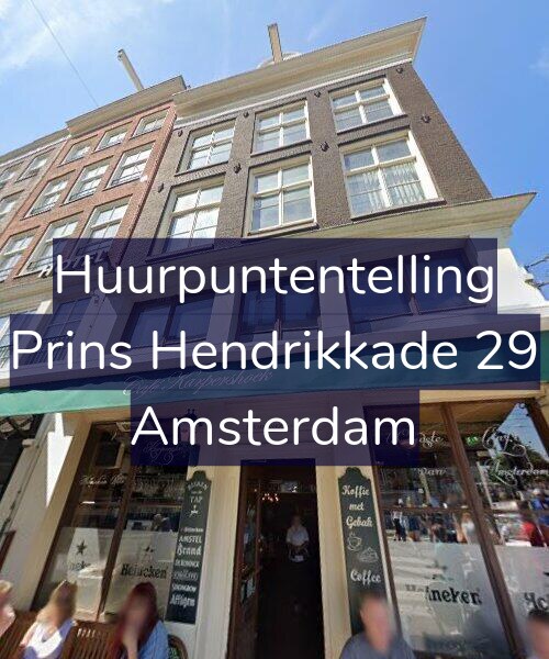 Foto gevel Huurpuntentelling voor Prins Hendrikkade 29, Amsterdam