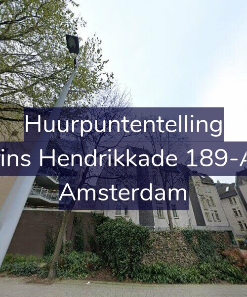 Foto gevel Huurpuntentelling voor Prins Hendrikkade 189-A6, Amsterdam