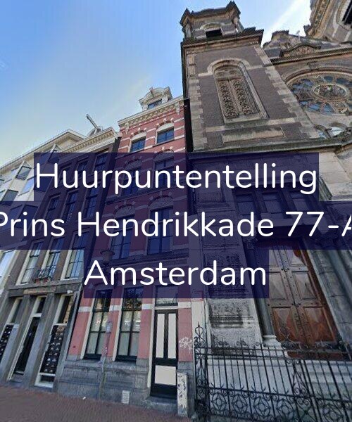 Foto gevel Huurpuntentelling voor Prins Hendrikkade 77-A, Amsterdam