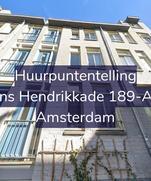 Foto gevel Huurpuntentelling voor Prins Hendrikkade 189-A40, Amsterdam