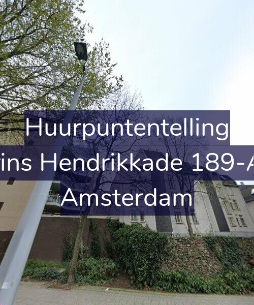 Foto gevel Huurpuntentelling voor Prins Hendrikkade 189-A1, Amsterdam