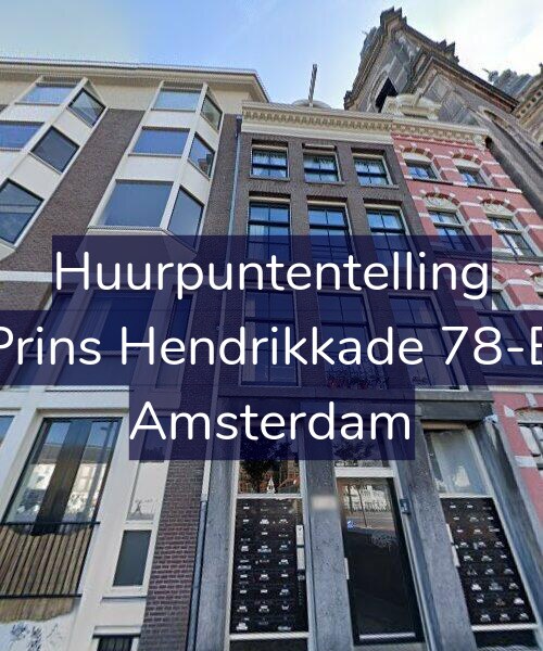 Foto gevel Huurpuntentelling voor Prins Hendrikkade 78-B, Amsterdam