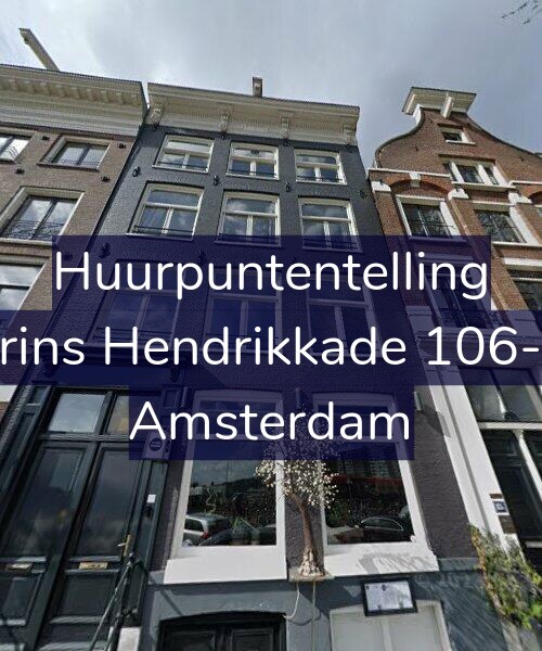 Foto gevel Huurpuntentelling voor Prins Hendrikkade 106-C, Amsterdam