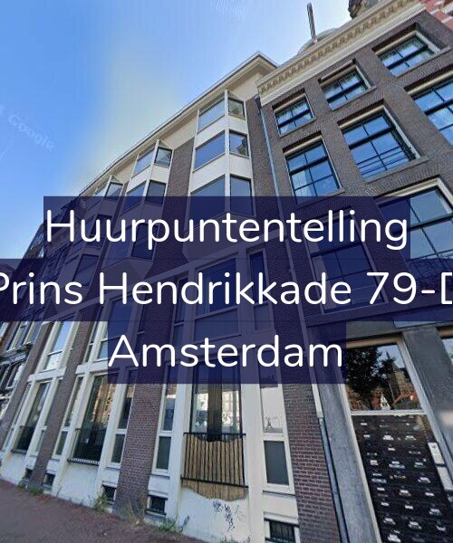 Foto gevel Huurpuntentelling voor Prins Hendrikkade 79-D, Amsterdam