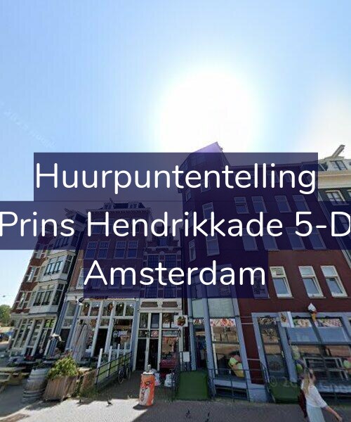 Foto gevel Huurpuntentelling voor Prins Hendrikkade 5-D, Amsterdam