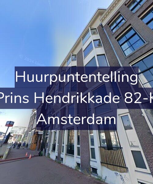 Foto gevel Huurpuntentelling voor Prins Hendrikkade 82-K, Amsterdam