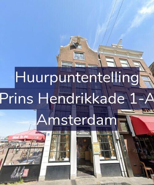 Foto gevel Huurpuntentelling voor Prins Hendrikkade 1-A, Amsterdam