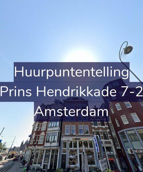Foto gevel Huurpuntentelling voor Prins Hendrikkade 7-2, Amsterdam