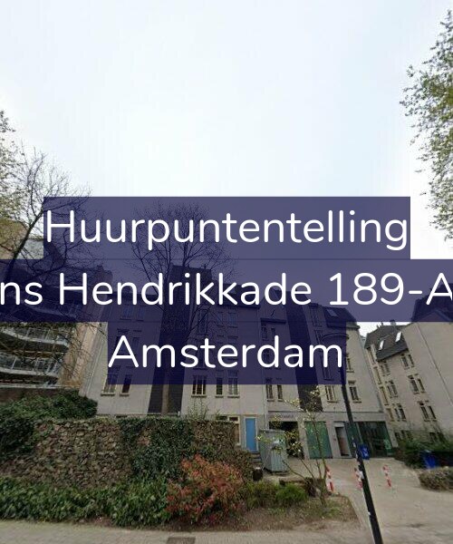 Foto gevel Huurpuntentelling voor Prins Hendrikkade 189-A21, Amsterdam