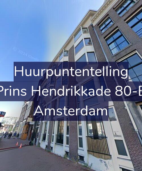 Foto gevel Huurpuntentelling voor Prins Hendrikkade 80-B, Amsterdam