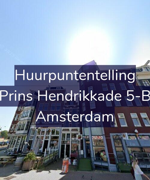Foto gevel Huurpuntentelling voor Prins Hendrikkade 5-B, Amsterdam