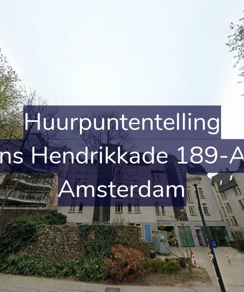 Foto gevel Huurpuntentelling voor Prins Hendrikkade 189-A16, Amsterdam