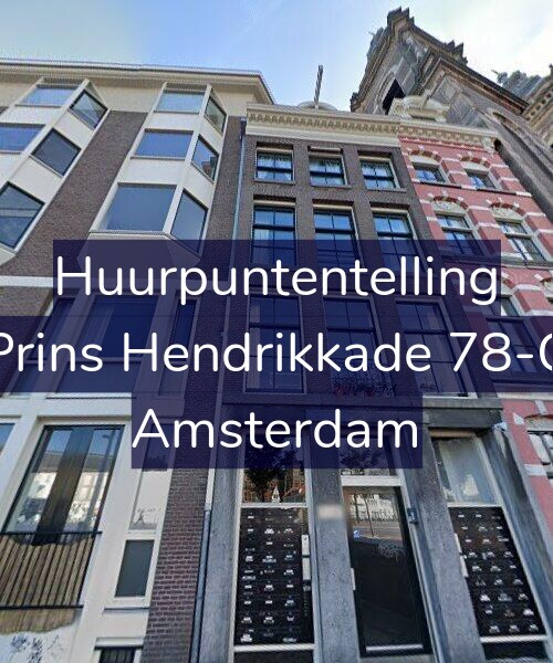 Foto gevel Huurpuntentelling voor Prins Hendrikkade 78-C, Amsterdam