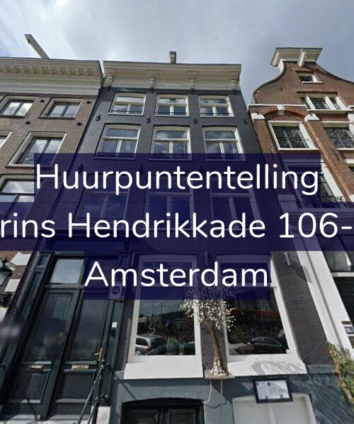 Foto gevel Huurpuntentelling voor Prins Hendrikkade 106-B, Amsterdam