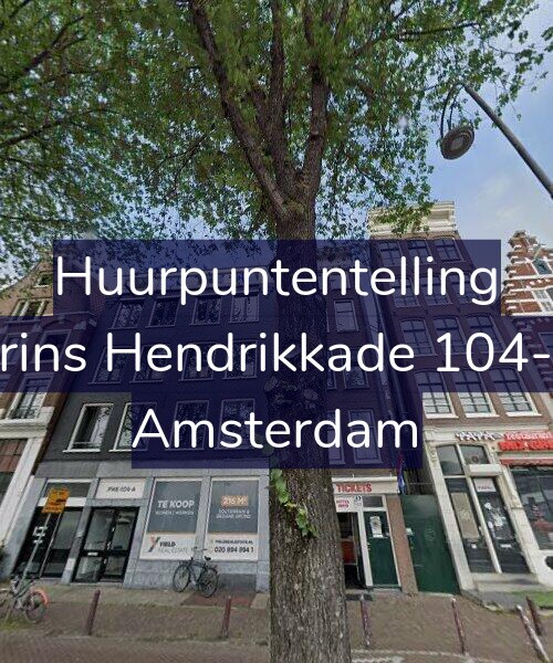 Foto gevel Huurpuntentelling voor Prins Hendrikkade 104-C, Amsterdam