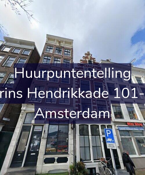 Foto gevel Huurpuntentelling voor Prins Hendrikkade 101-A, Amsterdam