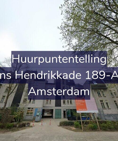 Foto gevel Huurpuntentelling voor Prins Hendrikkade 189-A29, Amsterdam