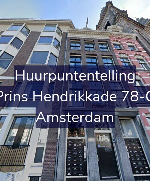 Foto gevel Huurpuntentelling voor Prins Hendrikkade 78-G, Amsterdam
