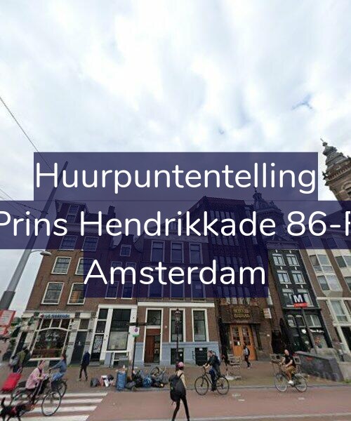 Foto gevel Huurpuntentelling voor Prins Hendrikkade 86-F, Amsterdam