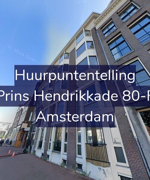 Foto gevel Huurpuntentelling voor Prins Hendrikkade 80-F, Amsterdam