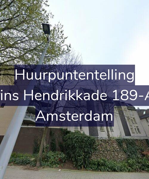 Foto gevel Huurpuntentelling voor Prins Hendrikkade 189-A3, Amsterdam
