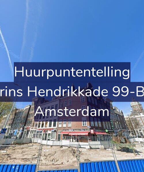 Foto gevel Huurpuntentelling voor Prins Hendrikkade 99-B1, Amsterdam