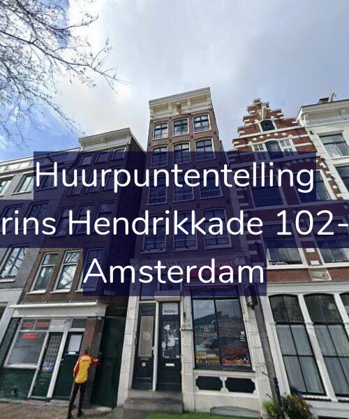 Foto gevel Huurpuntentelling voor Prins Hendrikkade 102-1, Amsterdam