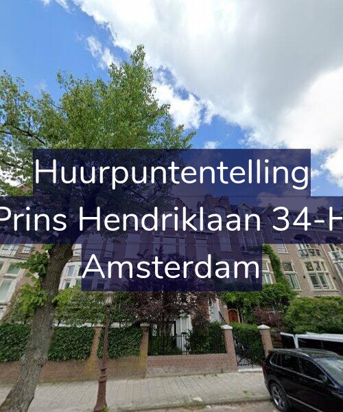Foto gevel Huurpuntentelling voor Prins Hendriklaan 34-H, Amsterdam