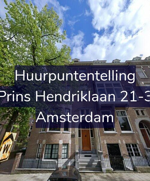 Foto gevel Huurpuntentelling voor Prins Hendriklaan 21-3, Amsterdam