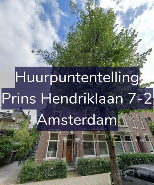 Foto gevel Huurpuntentelling voor Prins Hendriklaan 7-2, Amsterdam
