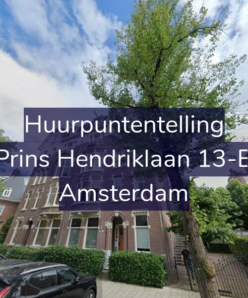 Foto gevel Huurpuntentelling voor Prins Hendriklaan 13-B, Amsterdam