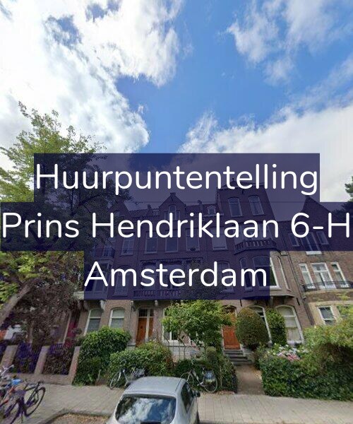 Foto gevel Huurpuntentelling voor Prins Hendriklaan 6-H, Amsterdam